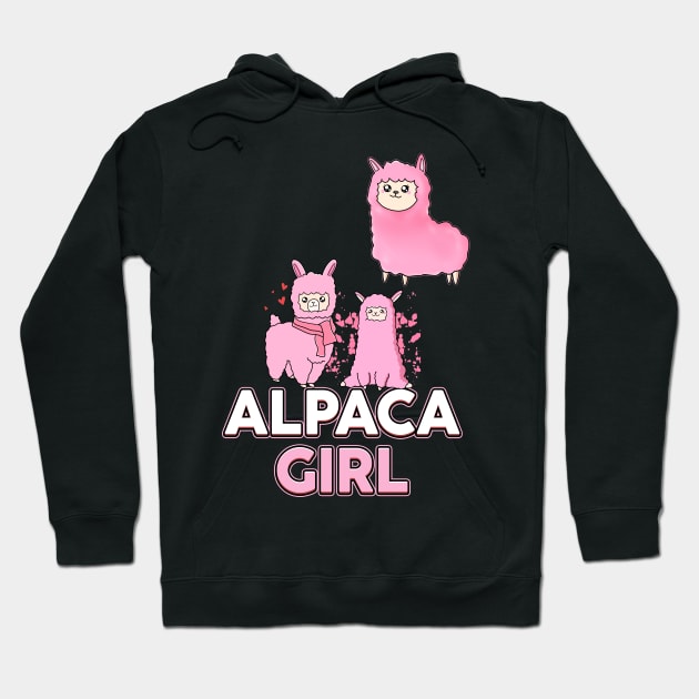 Alpaca Girl Hoodie by Imutobi